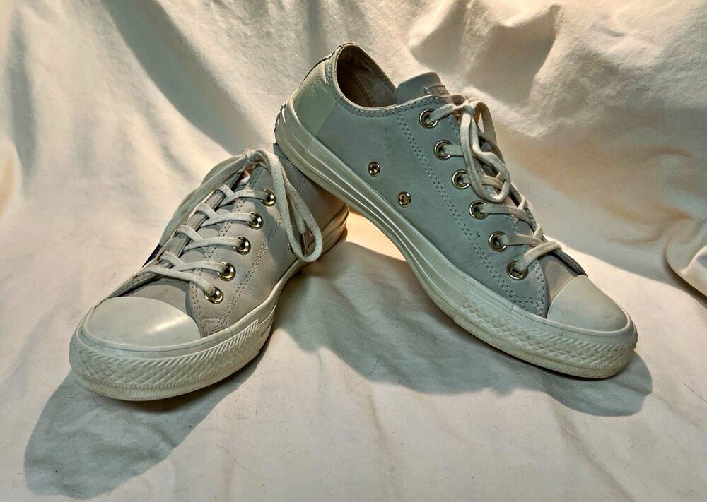 Converse 159528C Women’s 8 Men’s 6 Blocked Nubuck Leather Low Top Sneakers